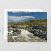 Great Falls Virginia Postcard Postkarte (Vorne/Hinten)
