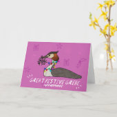 Great Festivals Grebe Greetings Card Karte (Gelbe Blume)