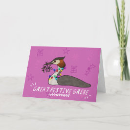 Great Festivals Grebe Greetings Card Karte