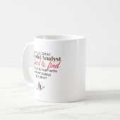 Great Financial Analyst Personalized Name Gift Kaffeetasse (Vorderseite Links)