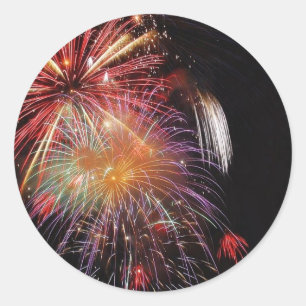 Great Fireworks Night Runder Aufkleber