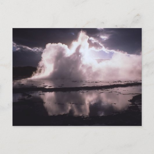 Great Fotain Geyser Postcard Postkarte (Vorderseite)