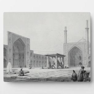 Great Friday Mosque (Masjid-i Djum-ah) in Isfahan, Fotoplatte