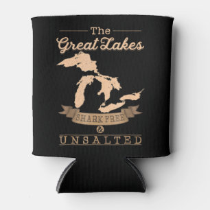 Great Gakes Shark Free Unsalztes Michigan Geschenk Dosenkühler