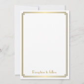 Great Gatsby Art Deco Einladungen für Hochzeiten (Rückseite)