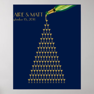 Great Gatsby Art Deco Hochzeitssignatur Gästebuch