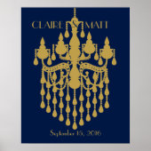 Great Gatsby Art Deco Hochzeitssignatur Gästebuch (Vorne)