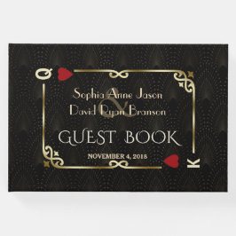 Great Gatsby Casino Las Vegas Poker Wedding Gästebuch