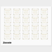 Great Gatsby Gold Art Deco Wedding Stickers (Blatt)