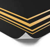 Great Gatsby Inspiriert Welcome Abschluss Signage Poster (Ecke)