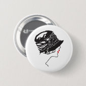 Great Gatsby Jazz Style 20er Jahre Zeitalter Button (Vorne & Hinten)