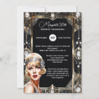 Great Gatsby roaring 20er flappart Deko