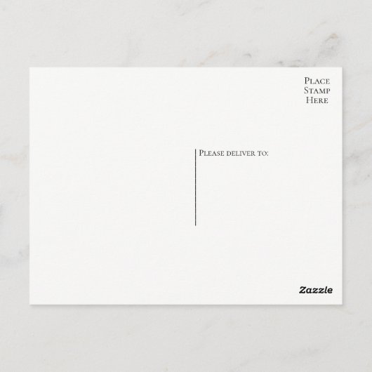 Great Gatsby Vielen Dank Black Gold Art Deco Hochz Postkarte (Rückseite)