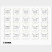 Great Gatsby White Art Deco Wedding Stickers (Blatt)