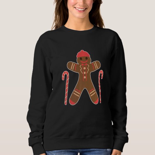 Great Gingerbread Merry Christmas Xmas Party 1 Sweatshirt (Vorderseite)