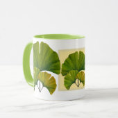 Great Ginkgo Art for Your Arts & Crafts Bungalow Tasse (Vorderseite Links)