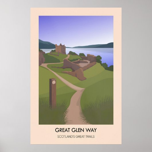 Great Glen Way Schottlands Great Trails Poster (Vorne)