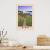 Great Glen Way Schottlands Great Trails Poster (Küche)