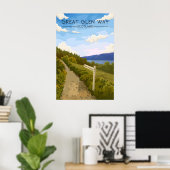 Great Glen Way Scotland Travel Poster (Heimbüro)