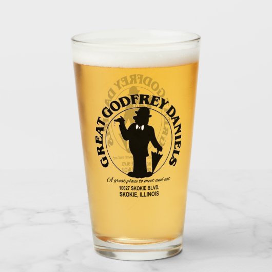 Great Godfrey Daniels Restaurant, Skokie, Illinois Glas (Vorne (Gefüllt))