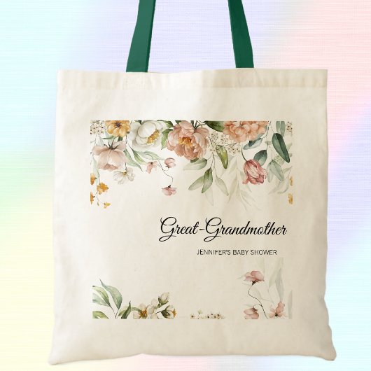 Great Grand Soft Pink Florals Baby Dusche Tasche