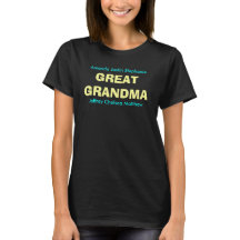 GREAT GRANDMA Anpassbarer T - Shirt