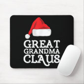 Great Grandma Claus Christmas Santa's Hat Pajama F Mousepad (Mit Mouse)