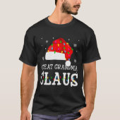 Great Grandma Claus Cool Holiday Matching Pajamas T-Shirt (Vorderseite)