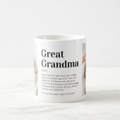 Great Grandma Definition 2 Foto Kaffeetasse (Mittel)