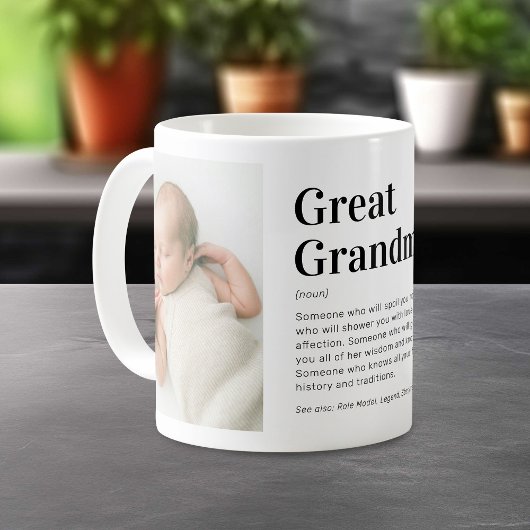 Great Grandma Definition 2 Foto Kaffeetasse