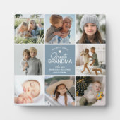 GREAT GRANDMA "die beliebteste Foto Collage" Fotoplatte (Vorderseite)