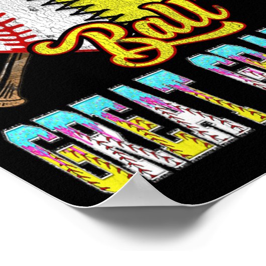 Great Grandma Of Both Half Sell Softll Ice Cream D Poster (Ecke)