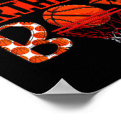 Great Grandma Of The Birthday Boy Basketball Party Poster (Ecke)