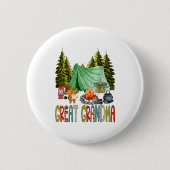 Great Grandma Of The Happy Camper 1st Birthday Bea Button (Vorderseite)