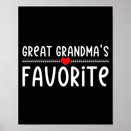 Great Grandmas Favorite  Poster (Vorne)