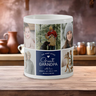 GREAT GRANDPA "die beliebteste" Foto Collage Kaffeetasse