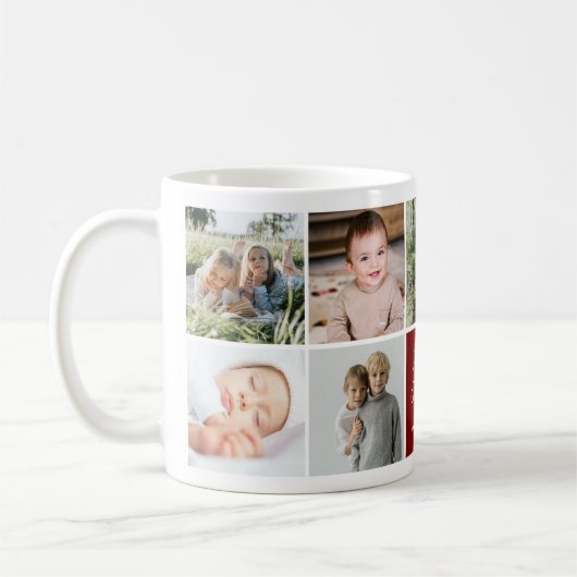 GREAT GRANDPA "die beliebteste" Foto Collage Kaffeetasse (Links)