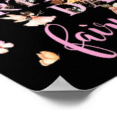 Great Grandpa Of The Birthday Fairy Birthday Girl Poster (Ecke)