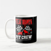 Great Grandpa T Crew Racing Family Race Car Birthd Kaffeetasse (Links)