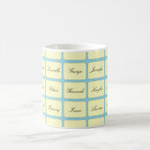 Great Grandparent Custom Family Names Kaffeetasse (Mittel)