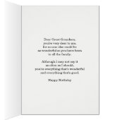 Great Grandson Birthday Abstrakt Mandala Design (Innen (Rechts))