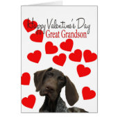 Great Grandson Glossy Grizzy Valentine Puppy Liebe (Vorne)