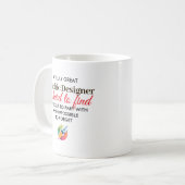Great Graphic Designer Personalized Name Gift Kaffeetasse (Vorderseite Links)