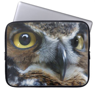 Great Gray Owl Eyes Wildlife Sleeve