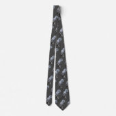 Great Gray Owl Neck Tie Krawatte (Rückseite)
