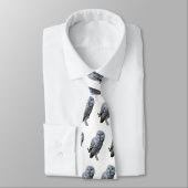 Great Gray Owl Neck Tie Krawatte (Gebunden)