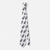 Great Gray Owl Neck Tie Krawatte (Vorderseite)