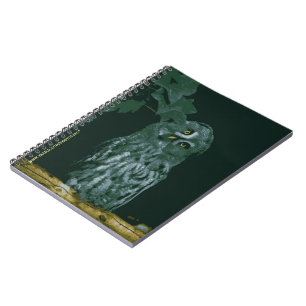 Great Gray Owl Notebook Notizblock