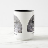 Great Grey Owl Tasse (Zentrum)