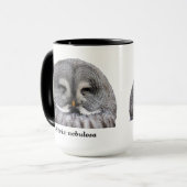 Great Grey Owl Tasse (Vorderseite Links)